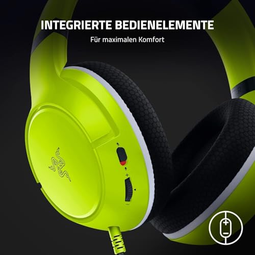 Razer Essential Duo Bundle Für Xbox - Kabelgebundenes Headset und Schnellladegerät für Xbox-Controller (Kaira X, Triforce 50-mm-Treiber, HyperClear Kardioiden-Mikrofon) Lime Bild 6
