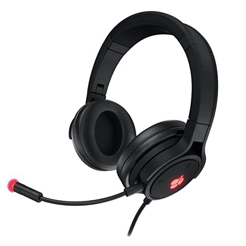 CHERRY HC 2.2, Kabelgebundenes USB-Headset für Gaming, Office & Multimedia, 50-mm Treiber, 7.1 Surround Sound, Abnehmbares Mikrofon, Bequem, Faltbar, Schwarz Bild 1