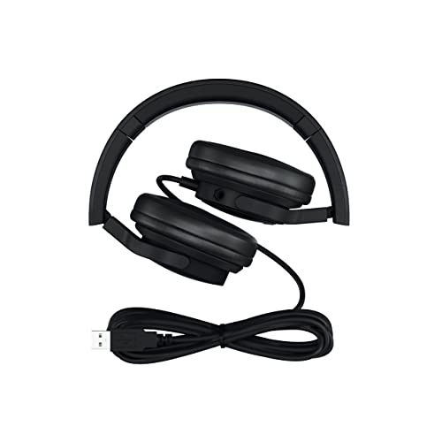 CHERRY HC 2.2, Kabelgebundenes USB-Headset für Gaming, Office & Multimedia, 50-mm Treiber, 7.1 Surround Sound, Abnehmbares Mikrofon, Bequem, Faltbar, Schwarz Bild 6