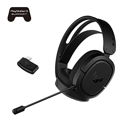 ASUS TUF Gaming H1 Wireless Headset, Discord zertifiziertes Mikrofon, 7.1 Sound, 2,4 GHz, USB-C, kompatibel mit PC, Mac, Switch, Smartphone, PS4, PS5 Bild 2