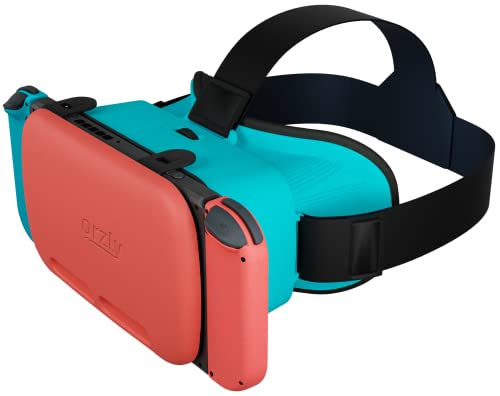 Orzly VR-Headset für Nintendo Switch und Switch-OLED-Konsole mit verstellbarem Objektiv für EIN Virtual-Reality-Spielerlebnis und für Labo VR – Tanami – Geschenkbox-Edition Bild 1