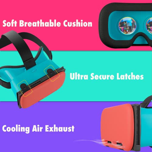 Orzly VR-Headset für Nintendo Switch und Switch-OLED-Konsole mit verstellbarem Objektiv für EIN Virtual-Reality-Spielerlebnis und für Labo VR – Tanami – Geschenkbox-Edition Bild 3