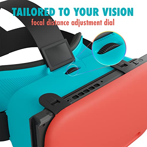 Orzly VR-Headset für Nintendo Switch und Switch-OLED-Konsole mit verstellbarem Objektiv für EIN Virtual-Reality-Spielerlebnis und für Labo VR – Tanami – Geschenkbox-Edition Bild 4