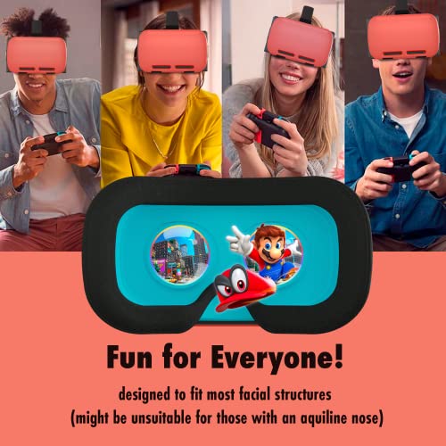 Orzly VR-Headset für Nintendo Switch und Switch-OLED-Konsole mit verstellbarem Objektiv für EIN Virtual-Reality-Spielerlebnis und für Labo VR – Tanami – Geschenkbox-Edition Bild 5