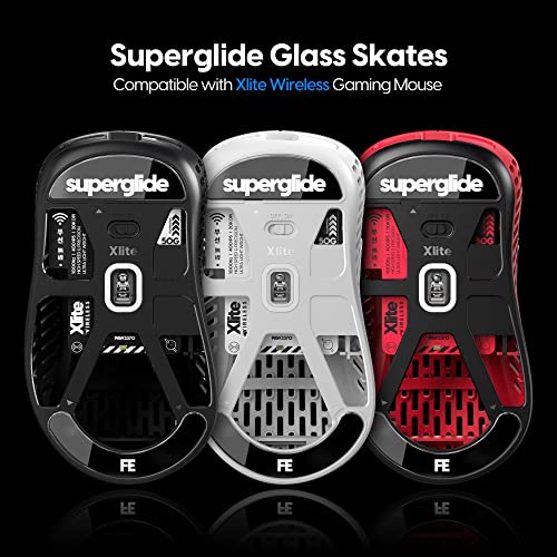 Superglide – Schnellste und glatteste Mausfüße/Skates aus ultrastarkem, makellosem Glas, superschnelle, Glatte und langlebige Sohle für Pulsar Xlite Wireless / V2 & V2 Mini Wireless Gaming-Maus Bild 5