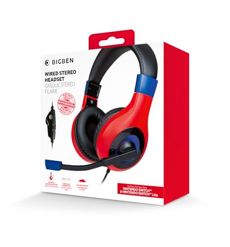 Stereo Gaming-Headset V1 [Dark red/Dark Blue] Switch für Switch Bild 4