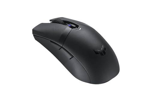 ASUS TUF Gaming M4 Wireless optische Gaming-Maus (kabellos, beidhändig, 12.000 DPI-Sensor, DPI-Taste, Aura Sync, sechs programmierbare Tasten) Bild 2