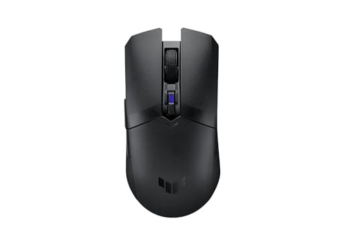 ASUS TUF Gaming M4 Wireless optische Gaming-Maus (kabellos, beidhändig, 12.000 DPI-Sensor, DPI-Taste, Aura Sync, sechs programmierbare Tasten) Bild 3