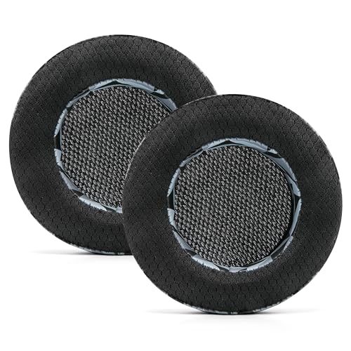 WC Freeze Virtuoso – Ersatz-Ohrpolster aus Hybridgewebe mit Kühlgel für das Corsair Virtuoso Gaming-Headset, hergestellt von Wicked Cushions, verbesserte Dicke und Schallisolierung | Geo Grey Bild 6