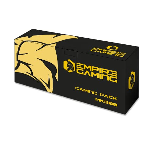 EMPIRE GAMING - Pack 3 in 1 MK800 - Gaming-Tastatur QWERTZ Deutsche RGB 105 Tasten 19 Anti-Ghosting-Tasten -Ergonomische RGB Gamer-Mouse 2400 DPI -Mousepad -PC PS4 PS5 Xbox One/Series Mac Bild 7