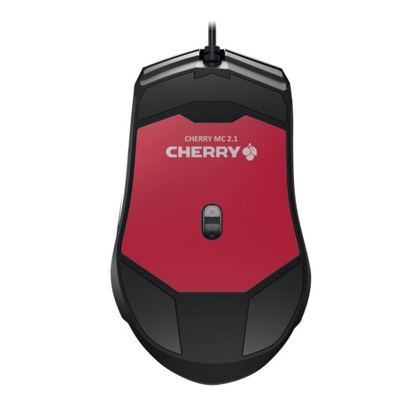 CHERRY MC 2.1, Kabelgebundene Gaming-Maus für Rechtshänder, Pixart Sensor bis 5000 DPI, Programmierbare Tasten, RGB-Beleuchtung, Onboard-Memory, Schwarz Bild 4