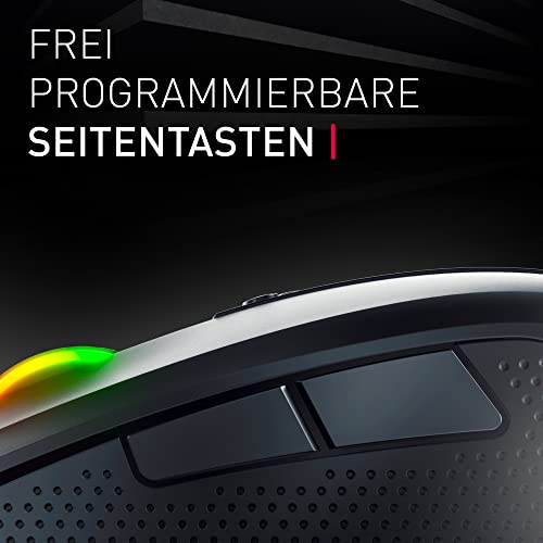 CHERRY MC 2.1, Kabelgebundene Gaming-Maus für Rechtshänder, Pixart Sensor bis 5000 DPI, Programmierbare Tasten, RGB-Beleuchtung, Onboard-Memory, Schwarz Bild 6