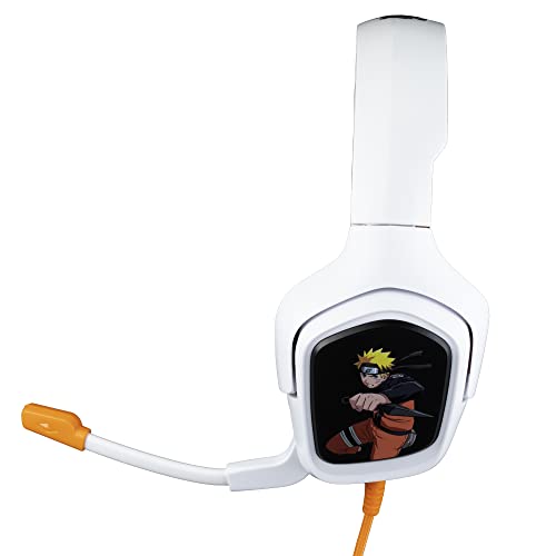Konix Naruto Shippuden Gaming-Headset mit Kabel für PS4, PS5, Switch, Xbox One und Series X|S - Mikrofon - 1,5 m Kabel - 3,5 mm Klinke - Naruto-Motiv Bild 3