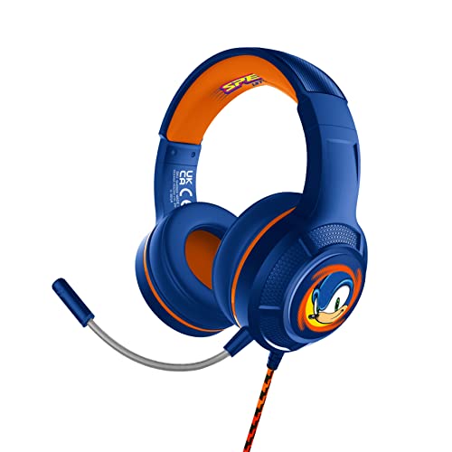 OTL Technologies Pro G4 Sega Moderne Sonic The Hedgehog Kopfhörer, Blau und Orange, Extra Large Bild 1