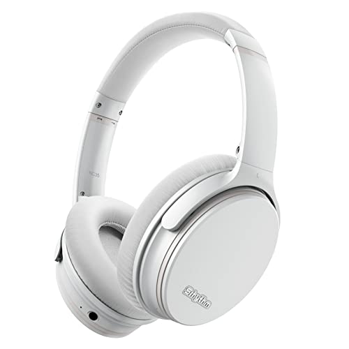 Srhythm NC35 Active Noise Cancelling Kopfhörer Kabellos Bluetooth - LDAC Modus, Schnellladung, 50+ Wiedergabe Over-Ear Kopfhoerer mit Mikrofon, Verbindung von 2 Geräten, Memory Protein Ohrmuscheln Bild 1