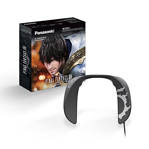 Panasonic SC-GN01-FF Gaming Final Fantasy Nacken-Lautsprecher (Limited Edition, eingebautes Mikrofon, USB, leicht, auch perfekt für Home Office) schwarz Bild 1