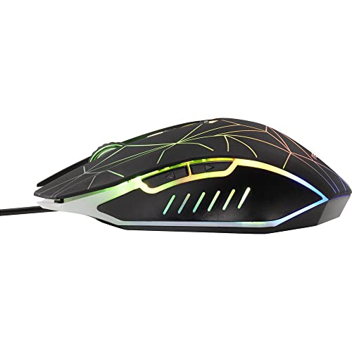 Renkforce RF-GM-120 Gaming-Maus USB Optisch Schwarz 6 Tasten 3600 DPI Beleuchtet Bild 3