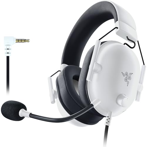 Razer BlackShark V2 X GamingHeadset 7.1 SurroundSound 50 mm Treiber MemorySchaumstoffKissen für PC Mac PS4 PS5 Switch Xbox One Xbox Series XS Mobile 35 mm AudioKlinkenstecker We Weiß Bild 1
