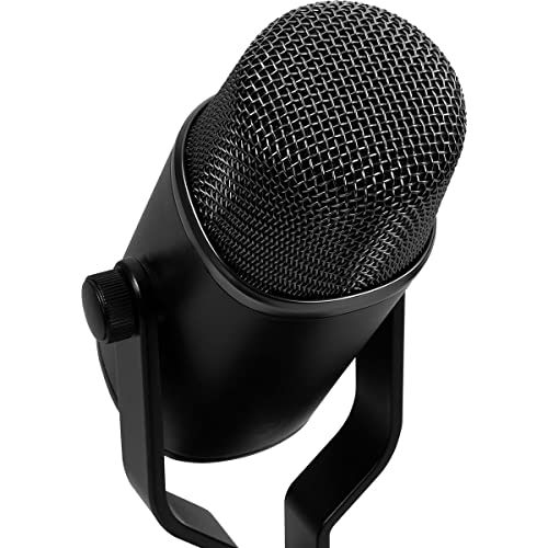 MSI Immerse GV60 Streaming Mikrofon (96 kHz Sample Rate, 24-bit Bit Rate, 20-20.000 Hz, USB-C zu USB-A Kabel 3m, 270 x 110 x 110 mm, schwarz, 1.100 Gramm) Bild 5
