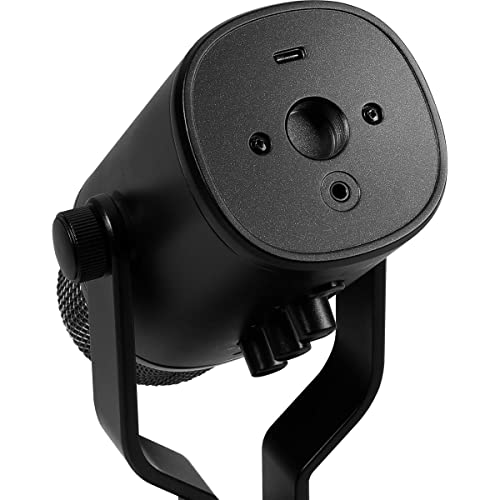 MSI Immerse GV60 Streaming Mikrofon (96 kHz Sample Rate, 24-bit Bit Rate, 20-20.000 Hz, USB-C zu USB-A Kabel 3m, 270 x 110 x 110 mm, schwarz, 1.100 Gramm) Bild 6