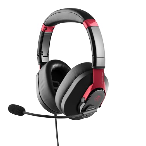 Austrian Audio PG16 Pro Gaming Headset mit Mikrofon (Gaming Kopfhörer, hochauflösender Sound, Memory-Foam-Ohrpolster, abnehmbares 1,4 m langes Kabel), Schwarz/Rot Bild 1