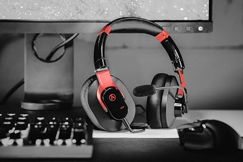 Austrian Audio PG16 Pro Gaming Headset mit Mikrofon (Gaming Kopfhörer, hochauflösender Sound, Memory-Foam-Ohrpolster, abnehmbares 1,4 m langes Kabel), Schwarz/Rot Bild 6