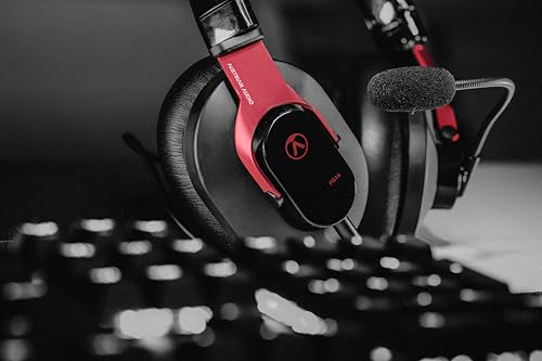 Austrian Audio PG16 Pro Gaming Headset mit Mikrofon (Gaming Kopfhörer, hochauflösender Sound, Memory-Foam-Ohrpolster, abnehmbares 1,4 m langes Kabel), Schwarz/Rot Bild 7
