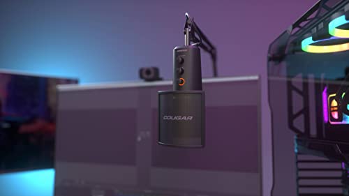 COUGAR Gaming | Micro Gaming | Screamer X RGB USB | Omnidirektionale Modi | Plug and Play USB | Rauschunterdrückung | 3 Mikrofone | 4 Modi | Mute Funktion | Anti-Vibration Bild 6