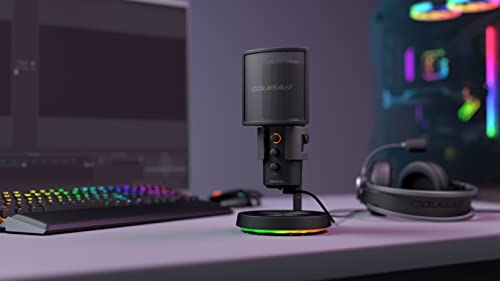 COUGAR Gaming | Micro Gaming | Screamer X RGB USB | Omnidirektionale Modi | Plug and Play USB | Rauschunterdrückung | 3 Mikrofone | 4 Modi | Mute Funktion | Anti-Vibration Bild 7