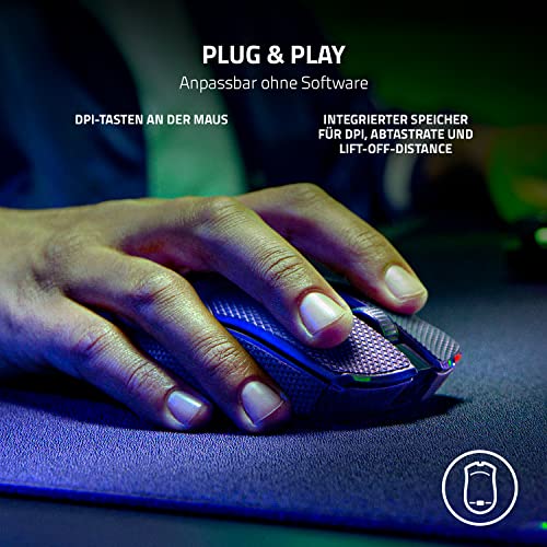 Razer Viper V2 Pro - 58g Ultraleichte Kabellose Esports-Gaming-Maus (Optischer Sensor mit 30K DPI, Drahtlose Hyperspeed-Technologie, Optische Gen-3-Mausschalter, 5 DPI-Optionen) Schwarz Bild 6