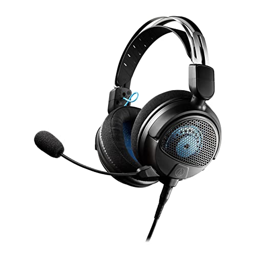 Audio-Technica ATH-GDL3BK Open-Back Lightweight Gaming Headset with Boom Mic (Black) Bild 1