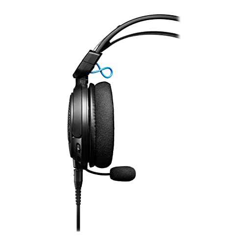 Audio-Technica ATH-GDL3BK Open-Back Lightweight Gaming Headset with Boom Mic (Black) Bild 5