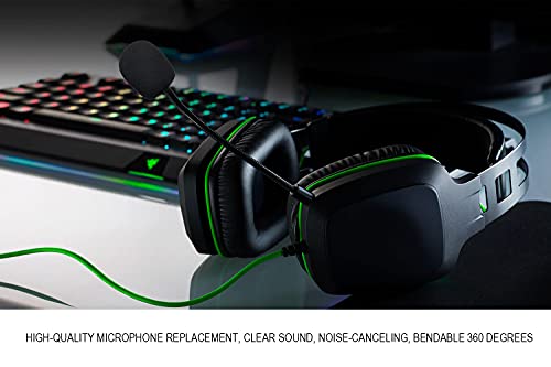 Ersatz-Spielmikrofon für Razer Electra V2 Gaming-Headset auf PS4 PS5 Xbox One PC, abnehmbares 3,5-mm-Boom-Mikrofon Bild 4