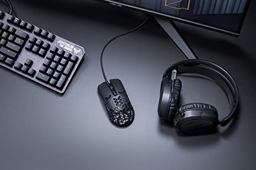 ASUS TUF Gaming M4 Air Leichte Gaming-Maus | 16.000 DPI Sensor, programmierbare Tasten, 47 g ultraleichte Air Shell, IPX6 Wasserbeständigkeit, TUF Gaming Paracord und reibungsarme PTFE-Füße, Schwarz Bild 7