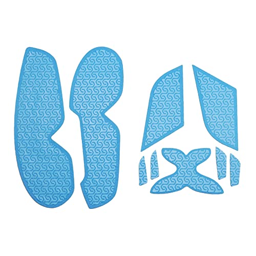 Corepad Soft Grips - selbstklebende vorgeschnittene Anti-Rutsch Aufkleber für PC Gaming Mäuse (Blue, Logitech G303 Shroud Edition) Bild 3