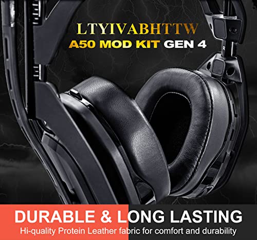A50 Mod Kit Gen 4 - Ohrpolster kompatibel mit Astro Gaming A50 Wireless Headset - Stirnband/Mikrofonschaum/Ohrpolster I Nicht kompatibel mit Gen 3 Bild 6