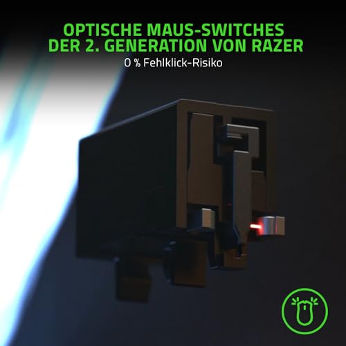 Razer Viper 8K Hz - Beidhändige E-Sport Gaming Maus mit 8000 Hz HyperPolling Technologie (Optischer Fokus + Sensor mit 20K DPI, 2nd Gen Optical Mouse Switches, 71g Leichtes Design) ESL Ed. Bild 4