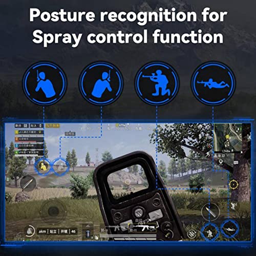 Wivarra Gamepad Mobile PUBG Controller Gaming Tastatur Maus Konverter für IOS Android Game, Mix Bild 2
