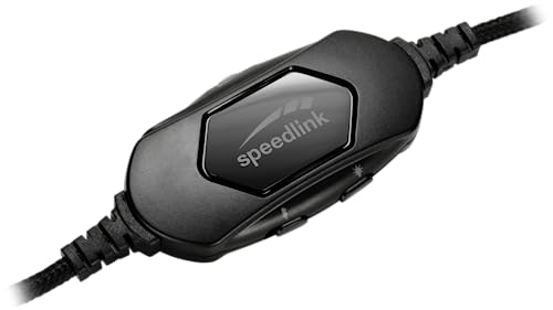 Speedlink VIRTAS kabelgebundenes 7.1 Gaming Headset mit Mikrofon – konfigurierbarer 7.1-Surround-Sound, USB-Anschluss, farbige RGB LED-Beleuchtung, Lautstärkeregelung via Kabelfernbedienung, schwarz Bild 4