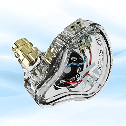 Yinyoo KBEAR KS1 Gaming Verdrahtete Ohrhörer Ausgezeichneter Bassklang mit Macht in Ohrmonitor, hochauflösender In-Ear-Kopfhörer-IEM-kompatibel mit Android-Telefon-PC, PS4, PS5, Xbox(mit MIC, Clear) Bild 5