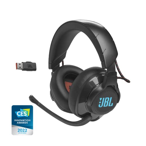 JBL Quantum 610 Wireless 2.4GHz Headset: 40h Akku, 50mm Treiber, PC Gaming und Konsole kompatibel, Schwarz, Medium Bild 1