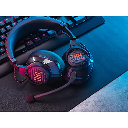 JBL Quantum 610 Wireless 2.4GHz Headset: 40h Akku, 50mm Treiber, PC Gaming und Konsole kompatibel, Schwarz, Medium Bild 2