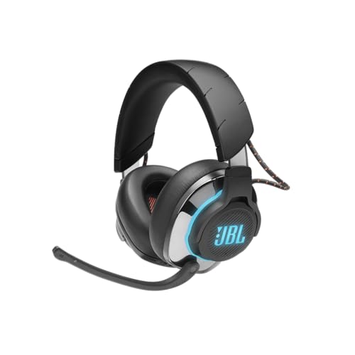 JBL Quantum 810 Over-Ear Gaming Kopfhörer – Wireless Bluetooth Headset mit Active Noise Cancelling und hochklappbarem Boom Mic – QuantumSurround Sound – Schwarz Bild 1