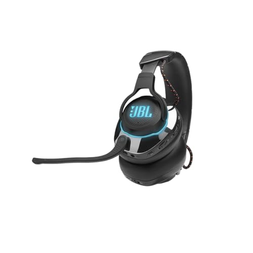 JBL Quantum 810 Over-Ear Gaming Kopfhörer – Wireless Bluetooth Headset mit Active Noise Cancelling und hochklappbarem Boom Mic – QuantumSurround Sound – Schwarz Bild 4