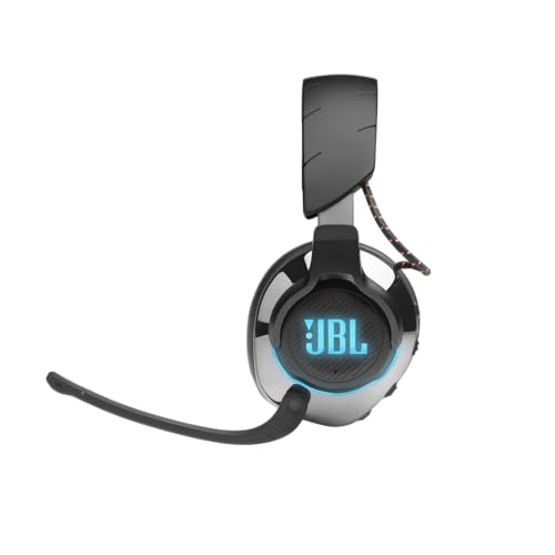 JBL Quantum 810 Over-Ear Gaming Kopfhörer – Wireless Bluetooth Headset mit Active Noise Cancelling und hochklappbarem Boom Mic – QuantumSurround Sound – Schwarz Bild 5
