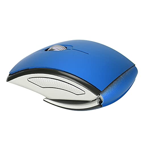 Jectse Faltbare Maus, Kabellose 2,4-G-Arc-Maus mit USB-Empfänger, 1600 DPI, Einstellbare, Ultradünne, Tragbare, Ergonomische Computermaus für das Heimbüro(Blau) Bild 6