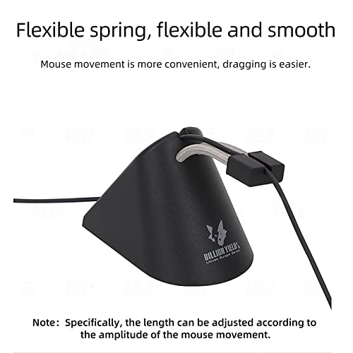 Sisyphy Gaming Mouse Bungee (Schwarz, Basic 260g), Mauskabelhalter und Kabelmanagement-Gerät, bietet EIN kabelloses Nutzungserlebnis für Ihre Hochleistungs-Kabelmaus Bild 4