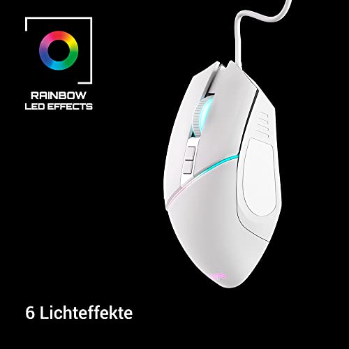 Energy Sistem Gaming Mouse ESG M2 Sniper-Ninja Gamer-Maus mit Konfigurierbarer RGB LED-Beleuchtung und brutaler Beschleunigung. Ergonomisch 6400dpi, USB, 8 konfigurierbare Tasten Bild 5