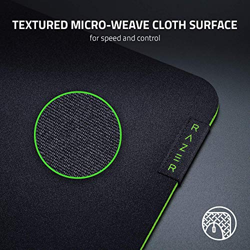 Razer DeathAdder Essential (2021) - Essentielle Gaming-Maus, Schwarz & Gigantus V2 Medium - Weiches Gaming-Mauspad für schnelle Spielstile und optimale Kontrolle, 360 x 275 x 3mm - Schwarz Bild 4