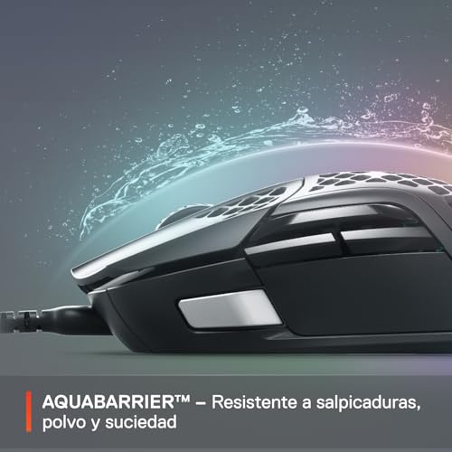 SteelSeries Aerox 5 Holey RGB-Gaming-Maus, ultraleichtes, wasserabweisendes Design, 18 K DPI TrueMove Air optischer Sensor Bild 6
